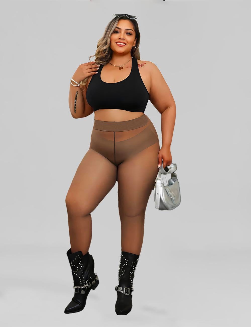 Collant Thermique Collants Grandes Tailles Collant Polaire