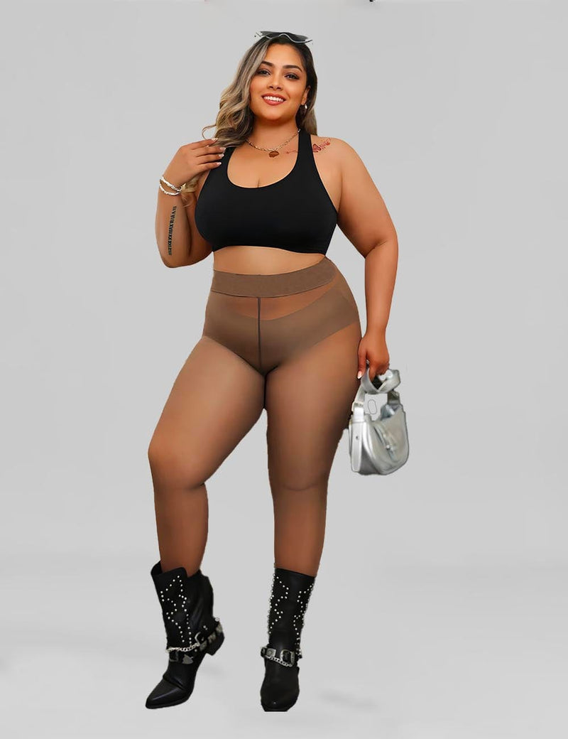 Collant Doublé Polaire Femme Collant Polaire H&m Nihexo