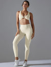 Ensemble Sport Épure Active - Legging et Soutien-Gorge Sport-Éline S (36) / Ivoire