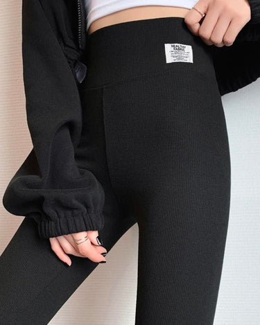 Legging d'hiver polaire Noir / S