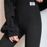 Legging d'hiver polaire Noir / S