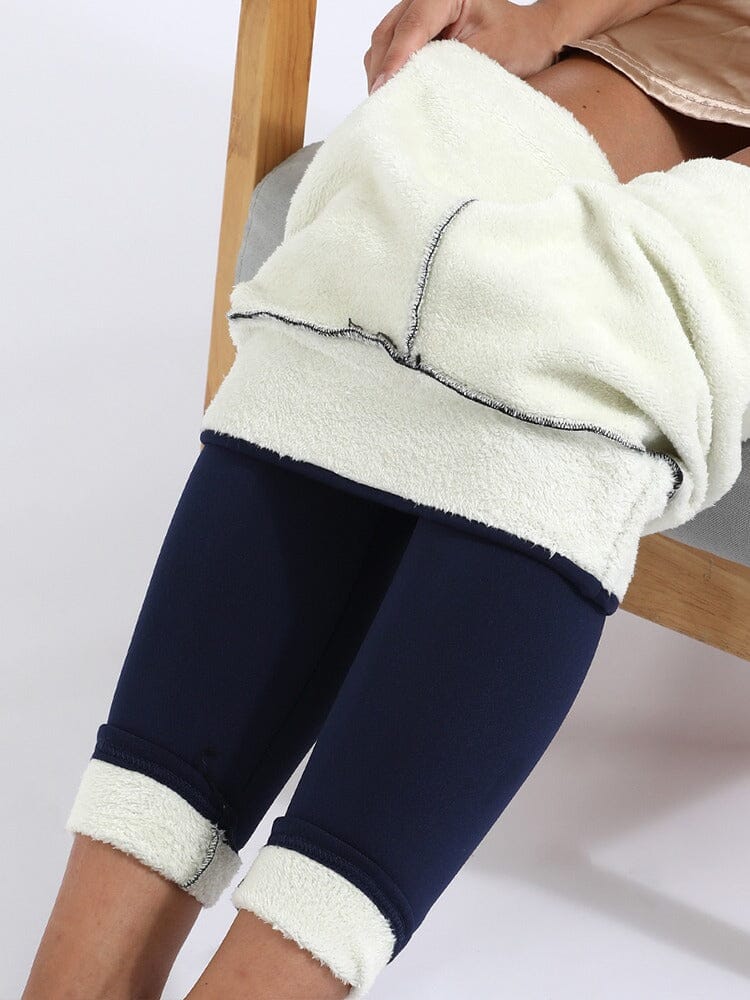 Legging Doublé Polaire S / Bleu royal