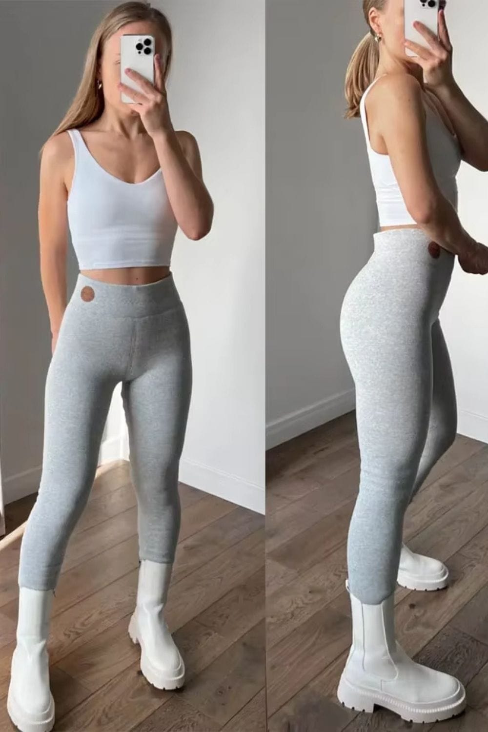 Legging femme intérieur polaire