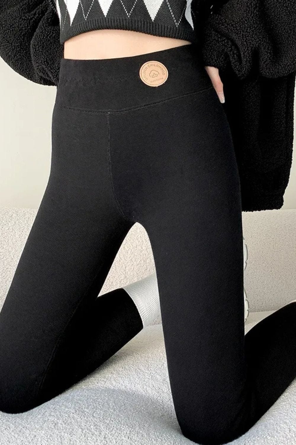 Legging femme intérieur polaire