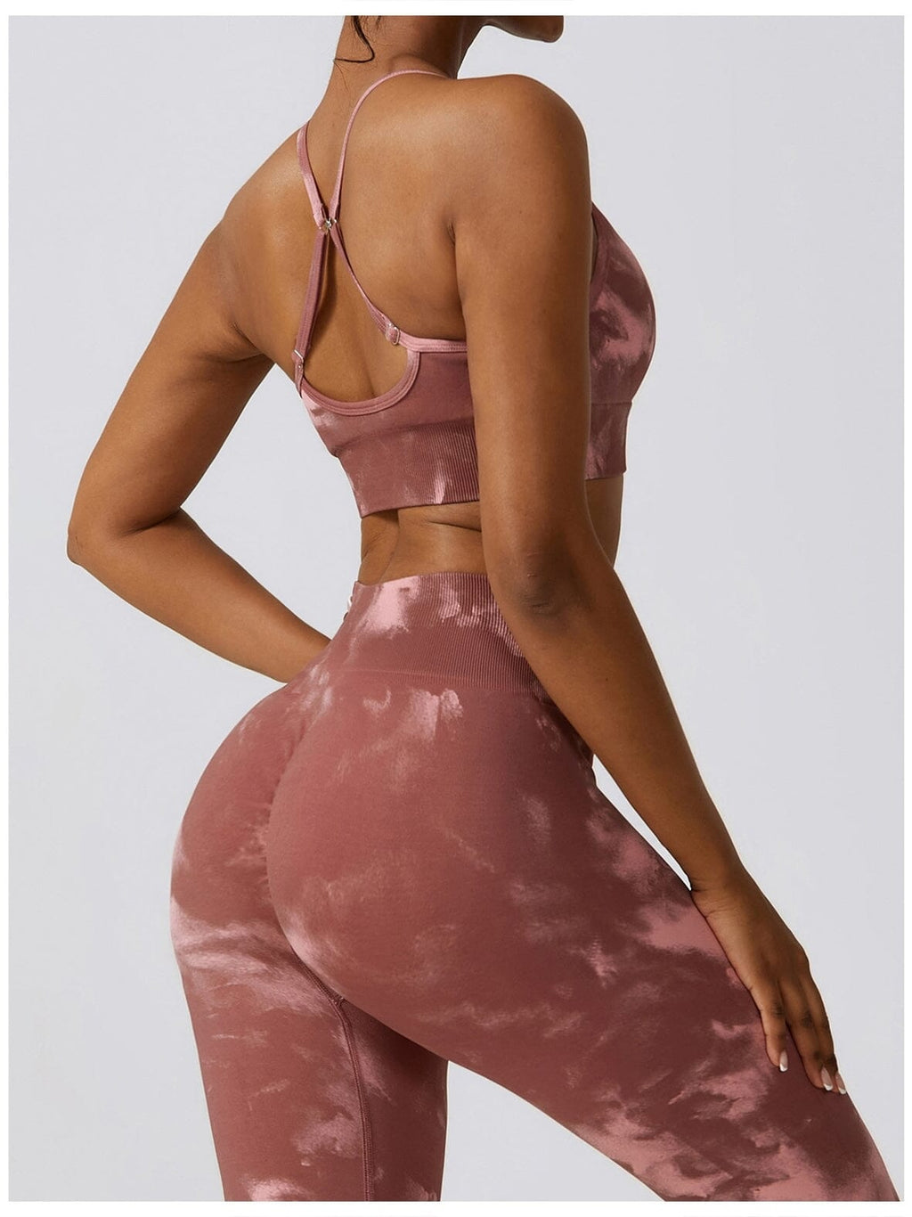 Legging Fitness Moulant Taille Haute Push Up-Maëlys