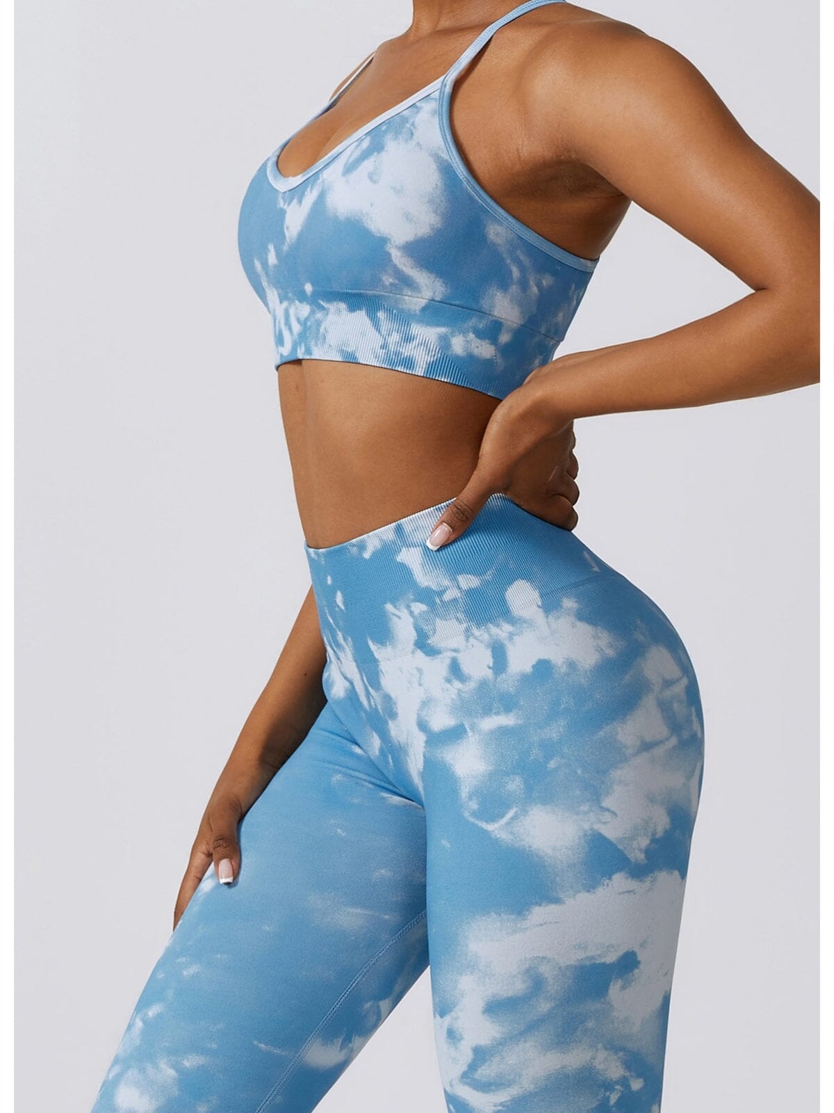 Legging Fitness Moulant Taille Haute Push Up-Maëlys