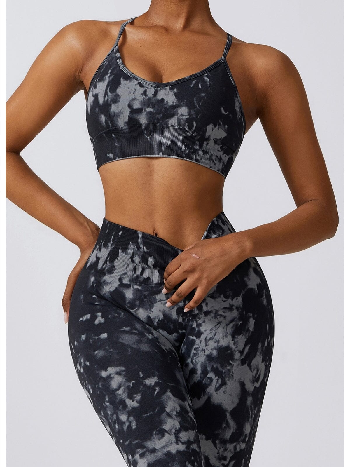 Legging Fitness Moulant Taille Haute Push Up-Maëlys
