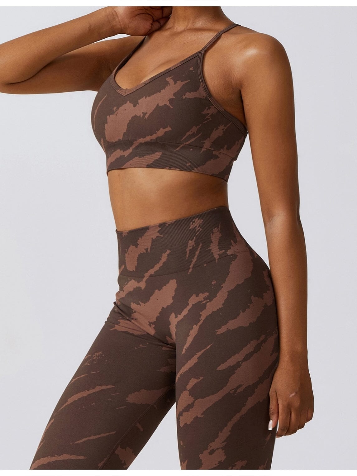 Legging Fitness Moulant Taille Haute Push Up-Maëlys