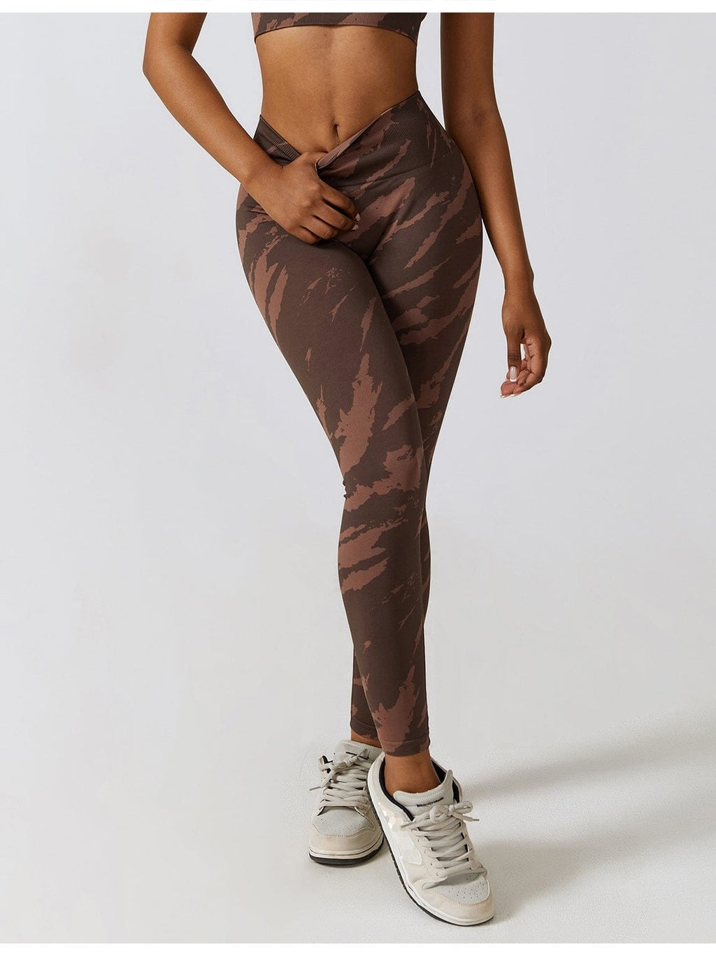 Legging Fitness Moulant Taille Haute Push Up-Maëlys
