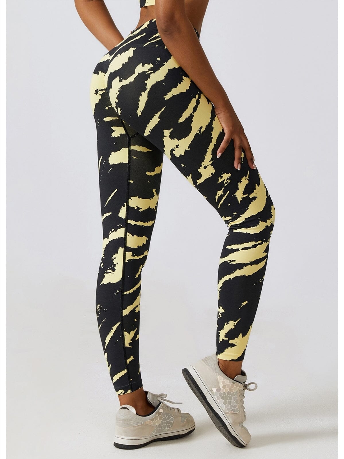 Legging Fitness Moulant Taille Haute Push Up-Maëlys