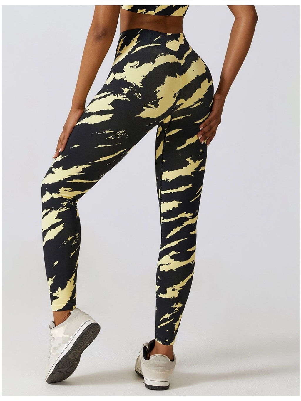 Legging Fitness Moulant Taille Haute Push Up-Maëlys