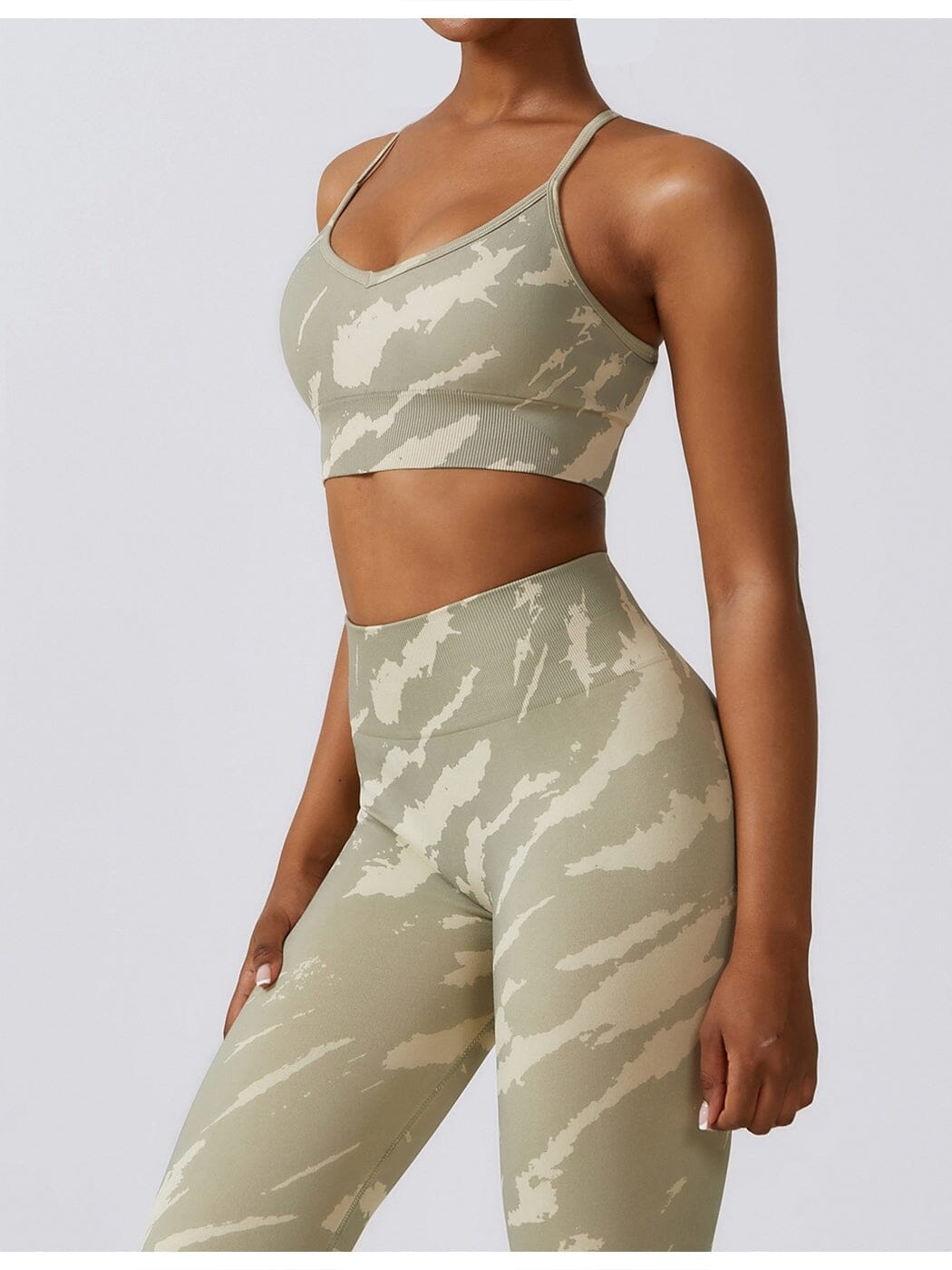 Legging Fitness Moulant Taille Haute Push Up-Maëlys