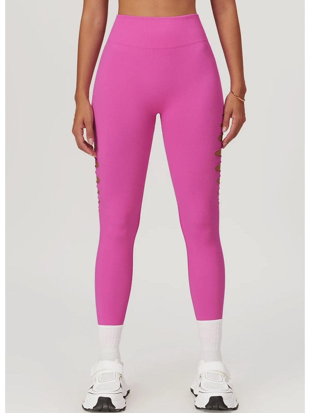 Legging Fitness Push Up Premium Ajouré Sans Couture-Élina