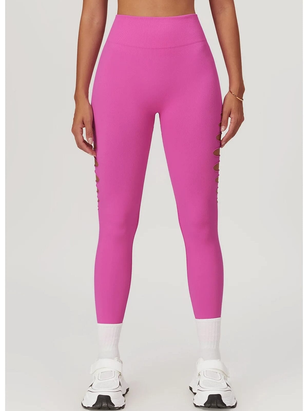 Legging Fitness Push Up Premium Ajouré Sans Couture-Élina