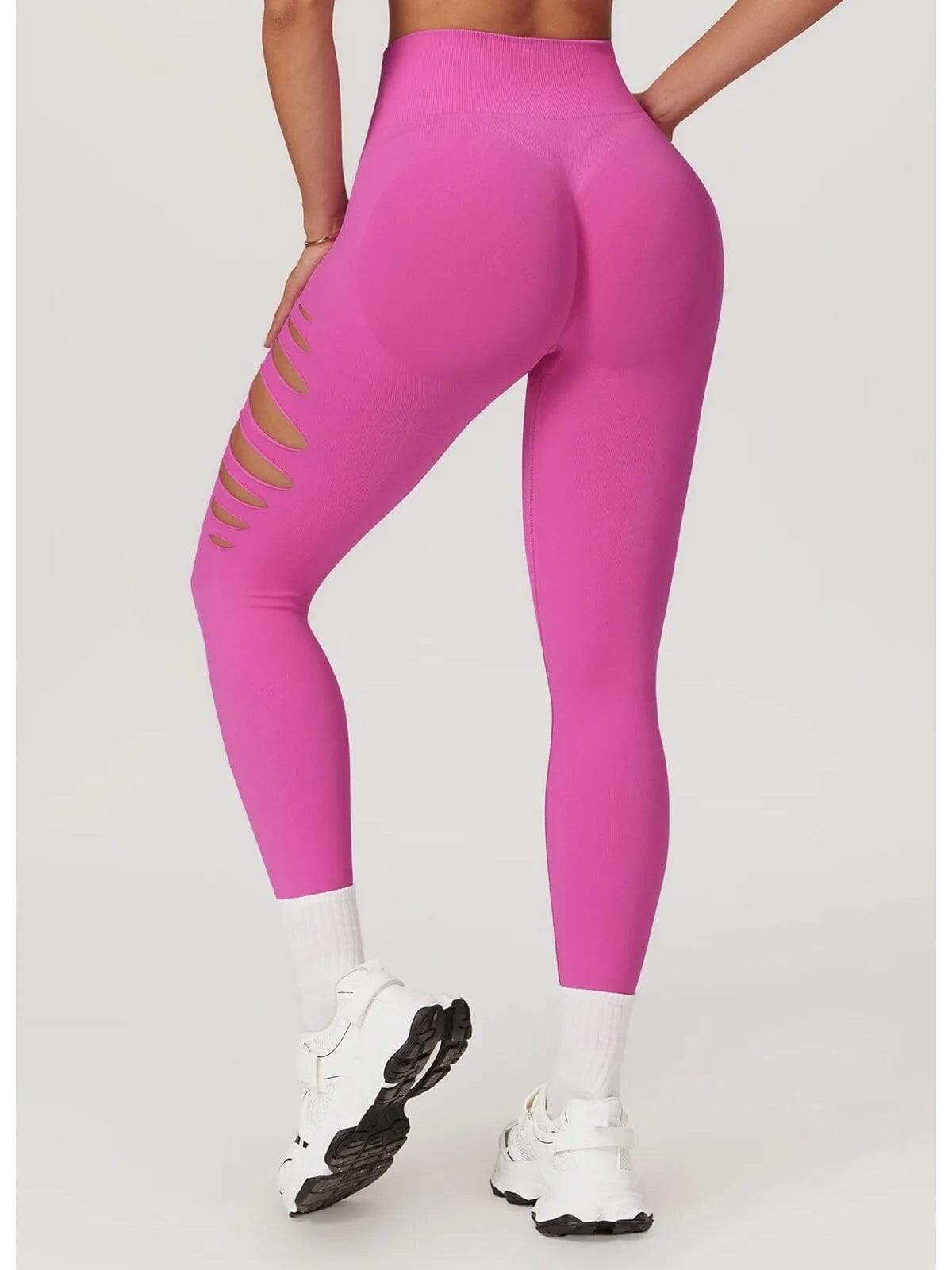 Legging Fitness Push Up Premium Ajouré Sans Couture-Élina