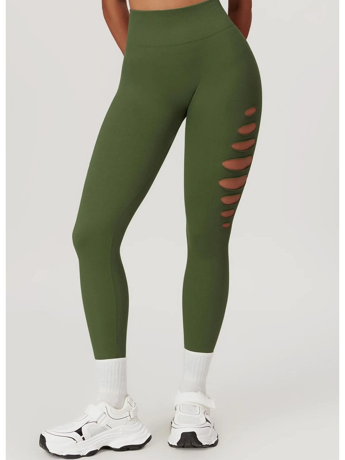 Legging Fitness Push Up Premium Ajouré Sans Couture-Élina