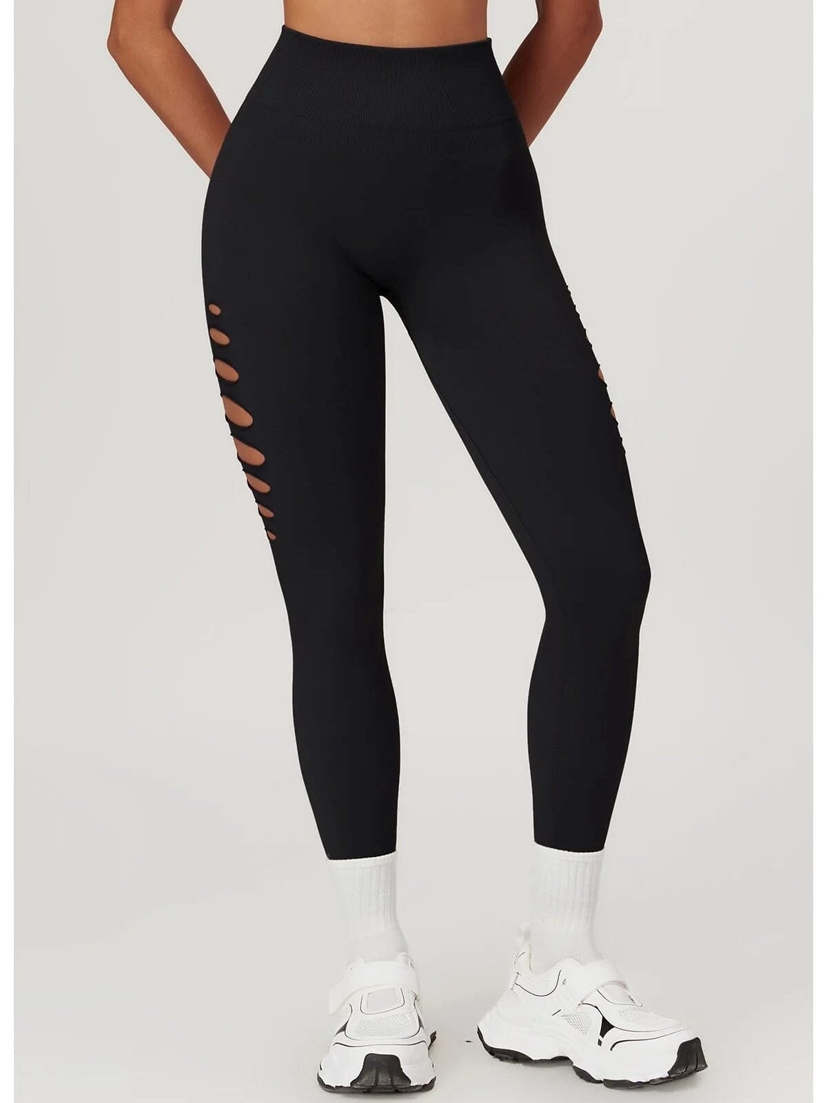 Legging Fitness Push Up Premium Ajouré Sans Couture-Élina