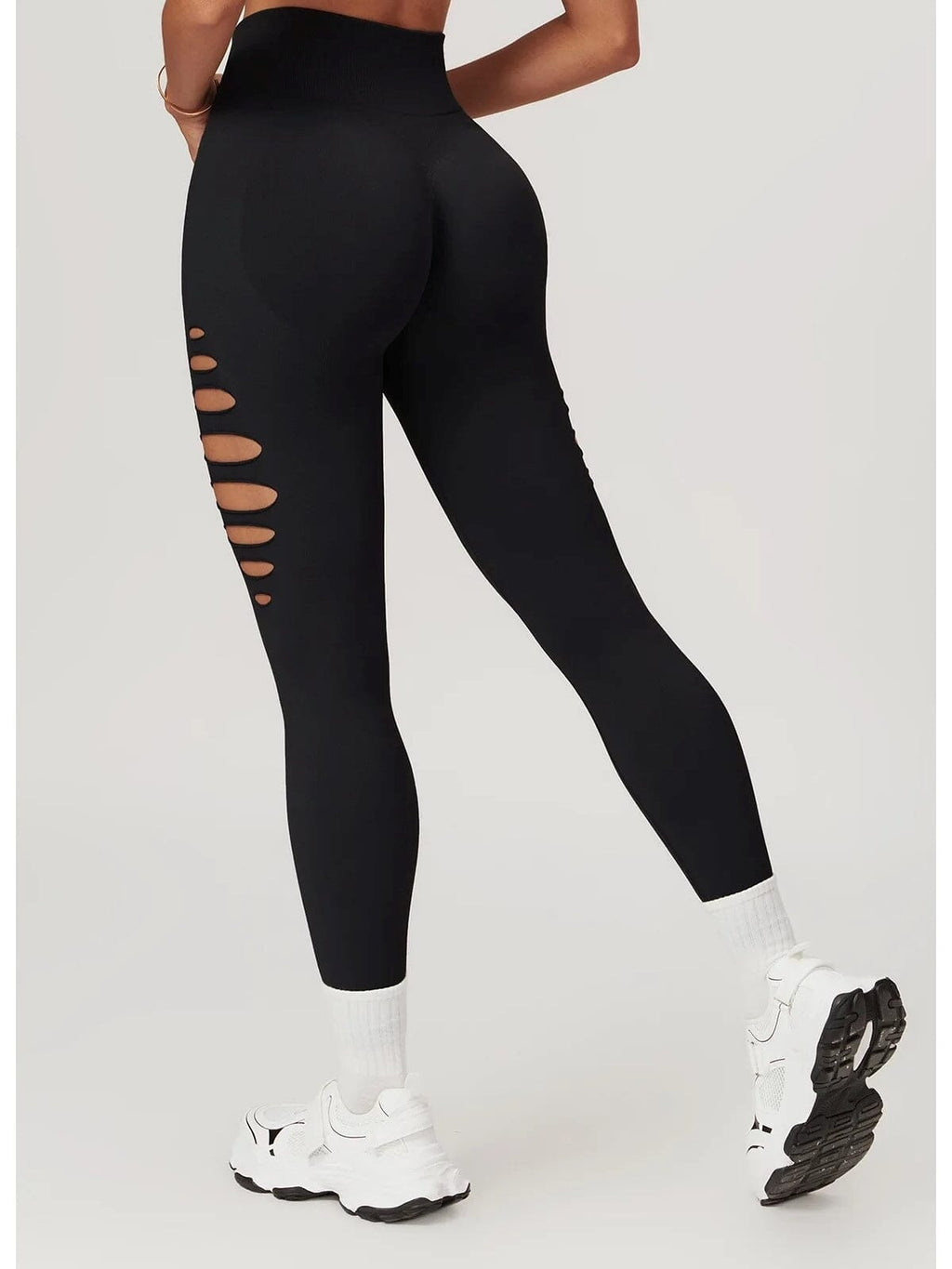 Legging Fitness Push Up Premium Ajouré Sans Couture-Élina