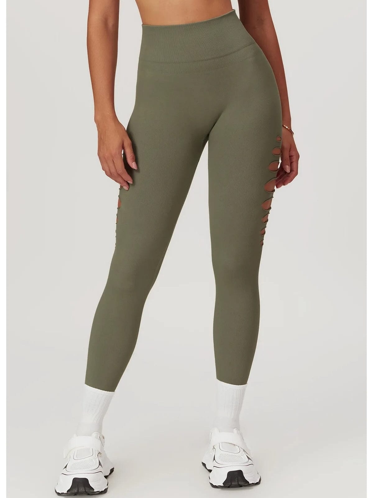Legging Fitness Push Up Premium Ajouré Sans Couture-Élina