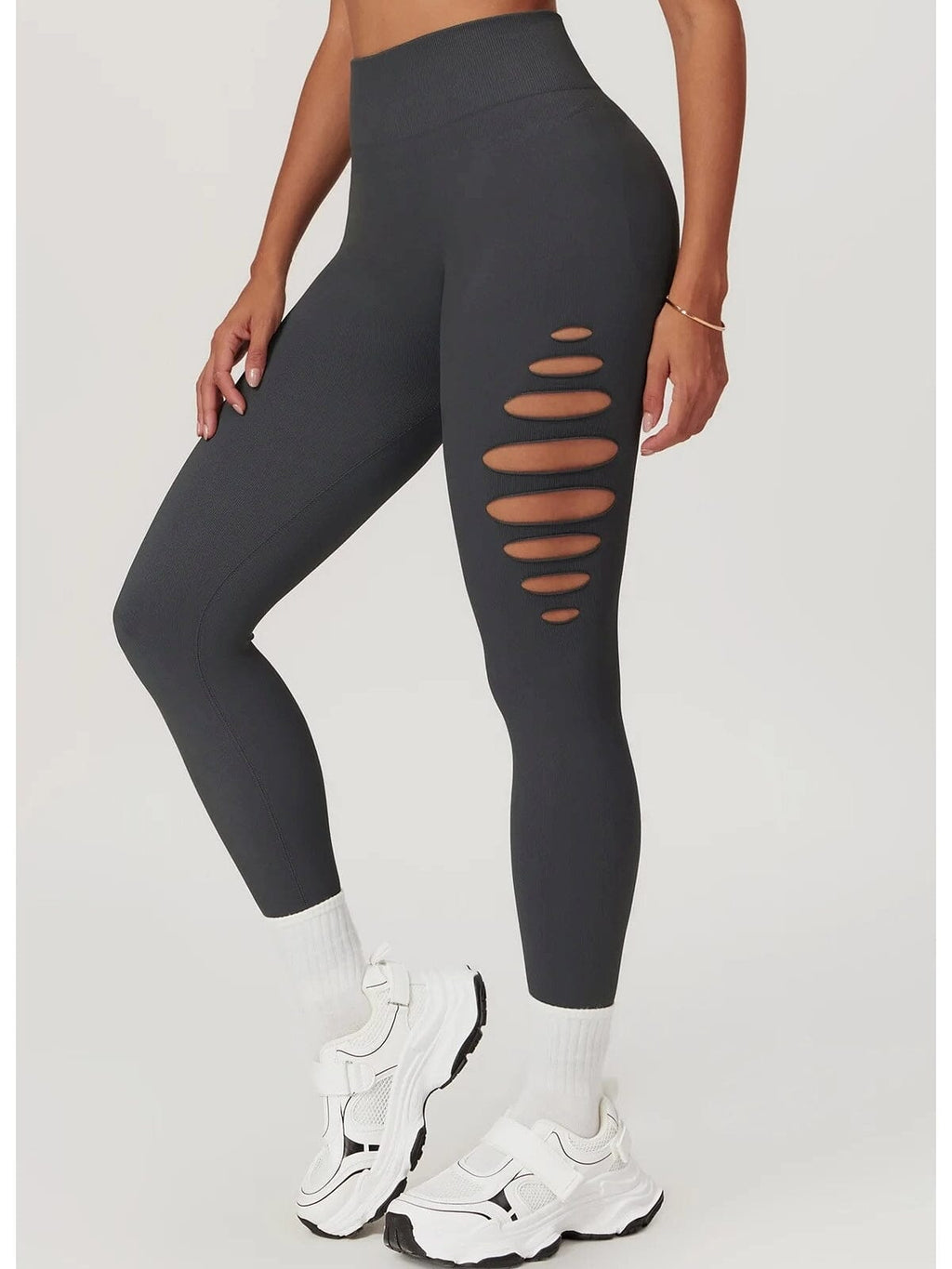 Legging Fitness Push Up Premium Ajouré Sans Couture-Élina