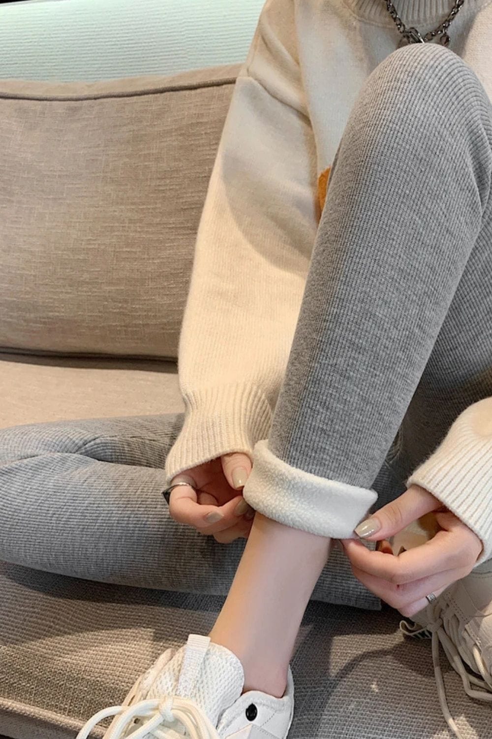 Legging fourré polaire