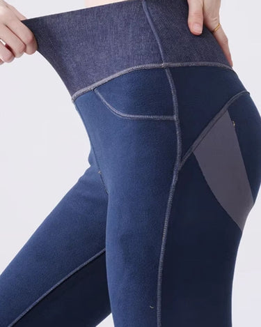 Legging jean polaire