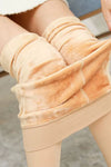 Legging polaire couleur chair Beige / S