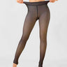 Legging polaire effet transparent Noir / L