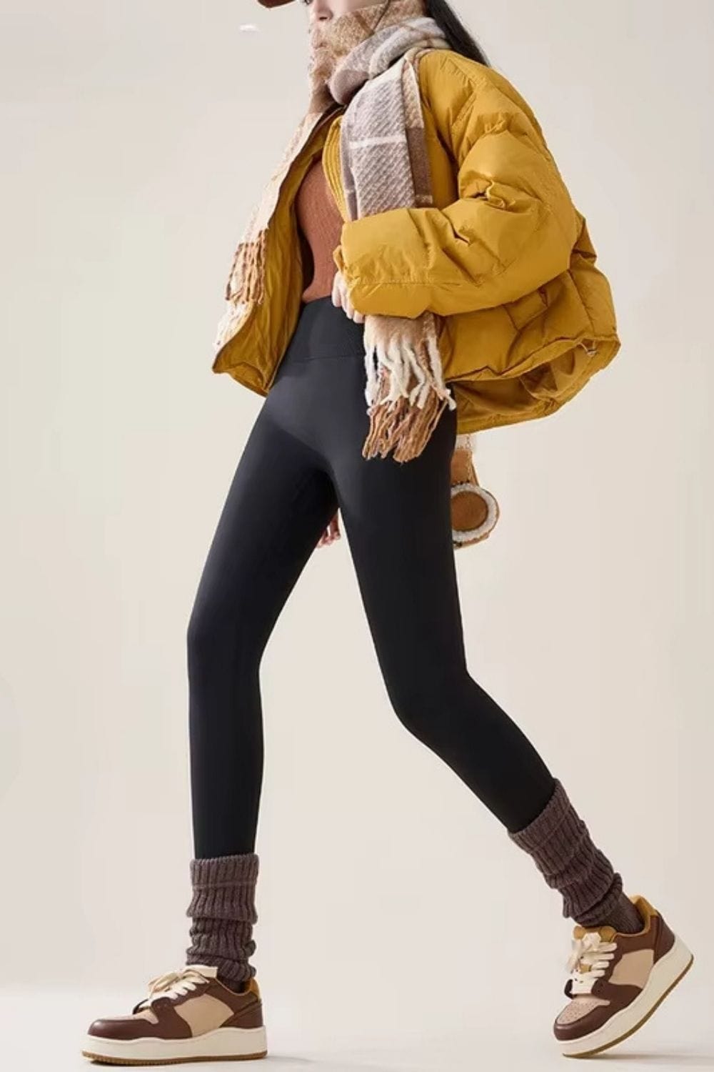 Legging polaire ski Noir / S