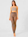 Legging polaire transparent Marron / Unique