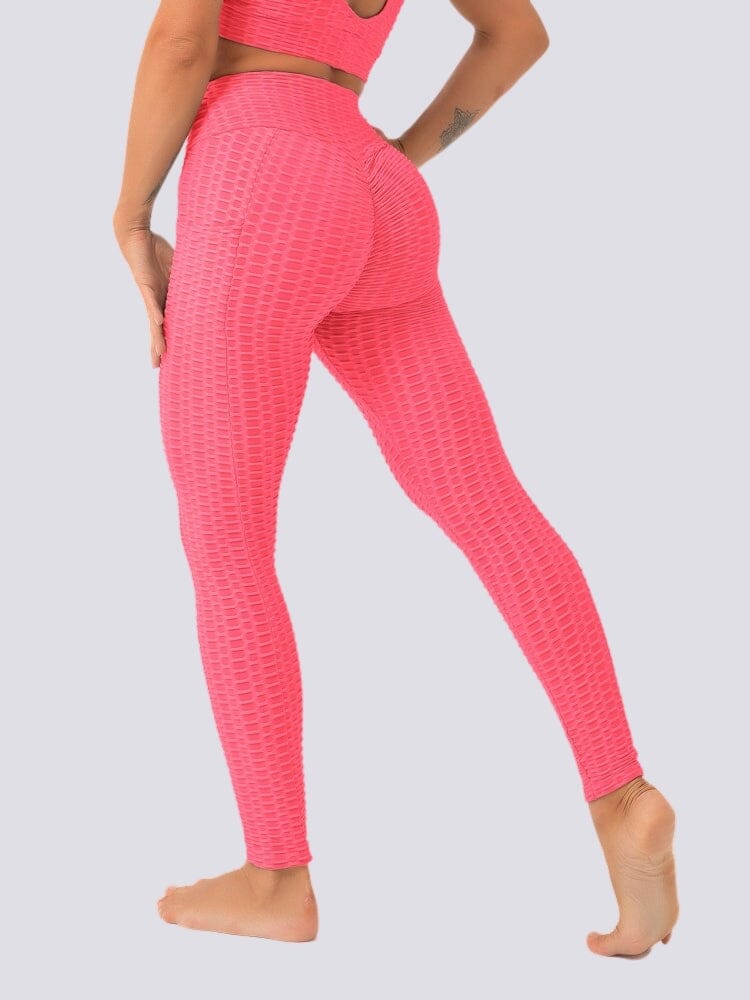 Legging Sport Anti Cellulite-Sélène S / Rose bonbon