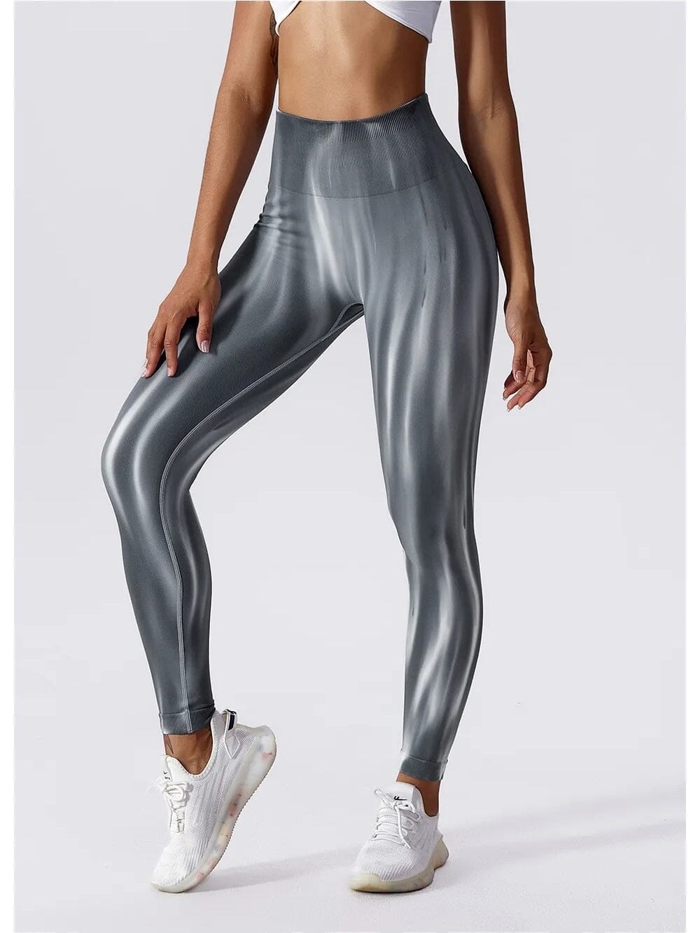 Legging Sport Coloré-Eléa S / Gris
