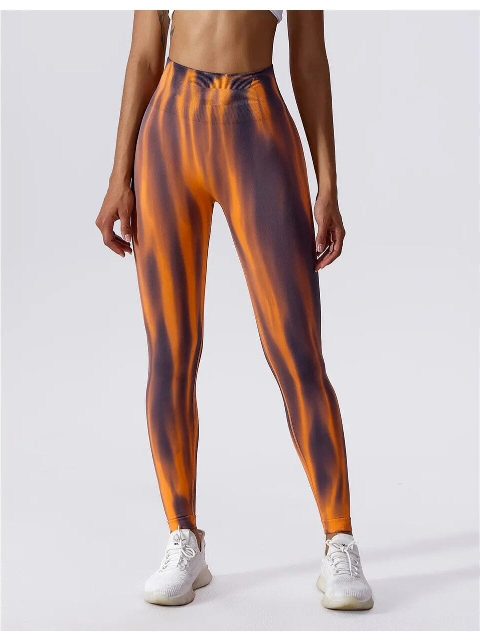 Legging Sport Coloré-Eléa S / Orange