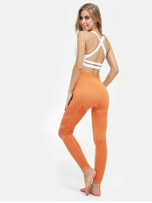 Legging Sport Maille Sans Couture-Soléna