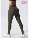 Legging Sport Marron Sans Couture S