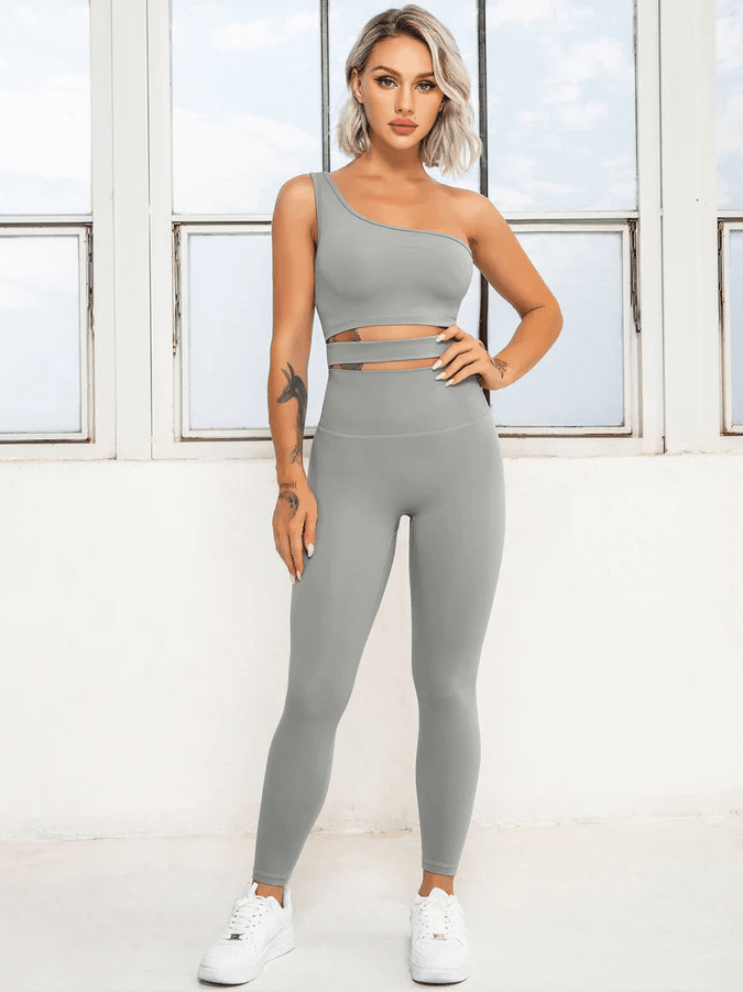 Legging Sport Moulant-Élina XS / Gris