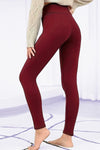 Legging thermique polaire Bordeaux / S